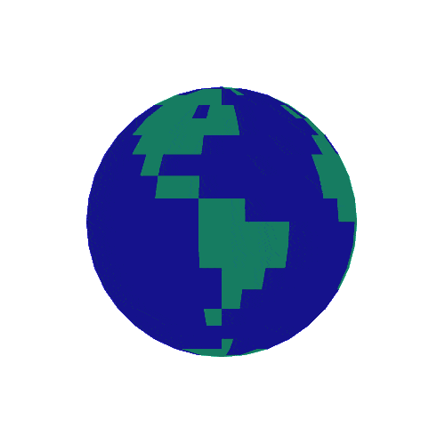 Home button spinning globe
